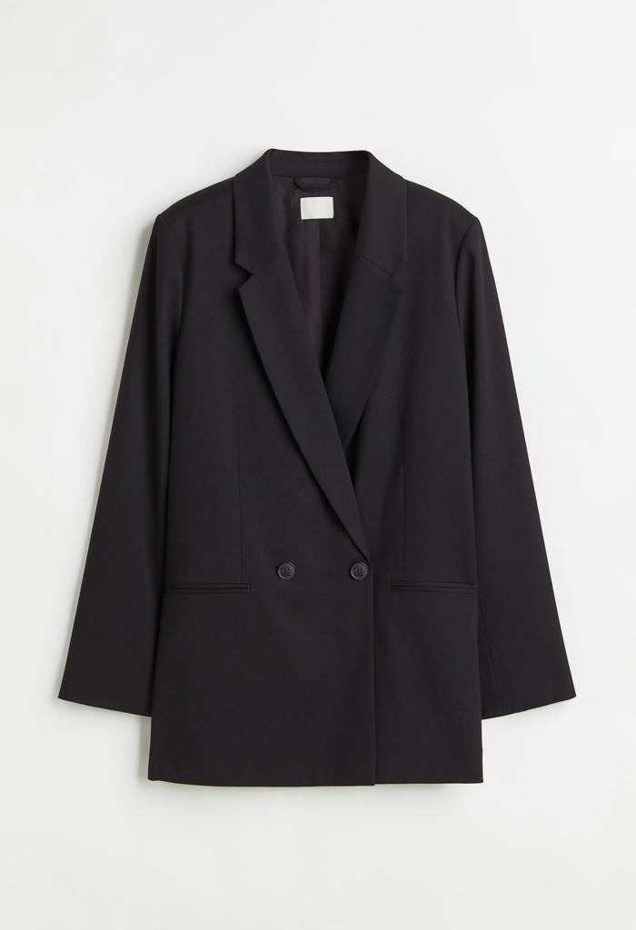 H&M Women's Blazers - H&M Double-breasted Jacket