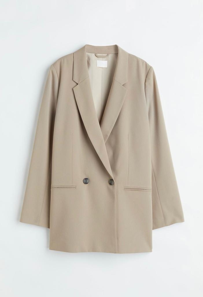 H&M Women's Blazers - H&M Double-breasted Jacket