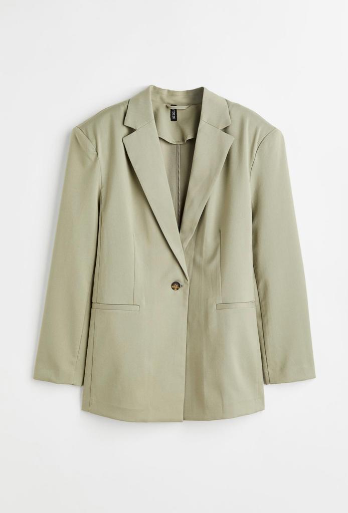 H&M Oversize Twill Jacket - H&M Women's Blazers