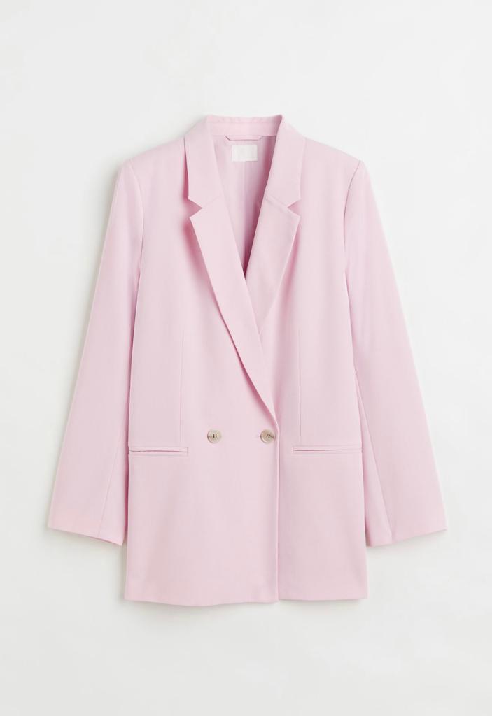 H&M Double-breasted Jacket - H&M Women's Blazers