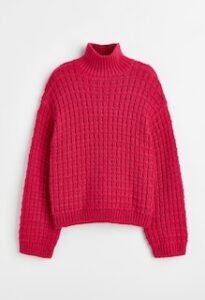 H&M Oversized Mock-turtleneck Sweater - autumn collection